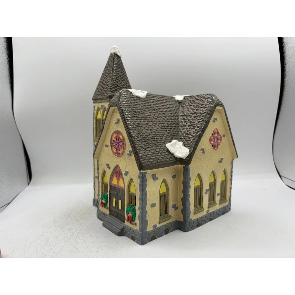Department 56 1988 Vintage Original Snow Village Redeemer Church 5127-6 Retired